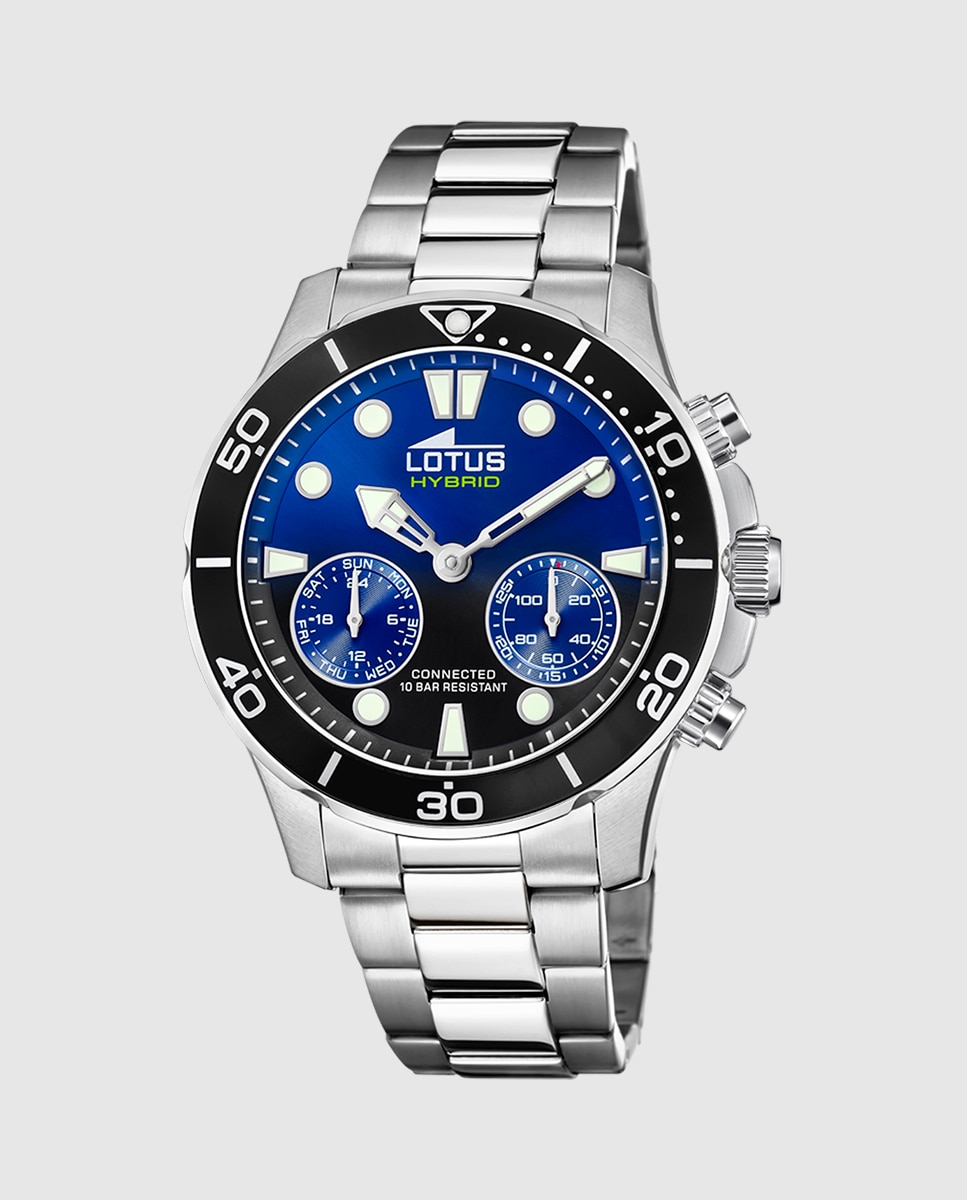 Relógio Tipo Smartwatch 18800 3 Connected de Aço Prateado Prata-1