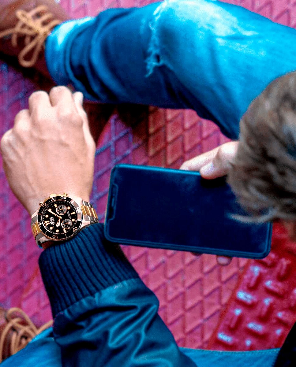 Relógio Tipo Smartwatch 18801 2 Connected de Aço Multicolor Multicolor-4