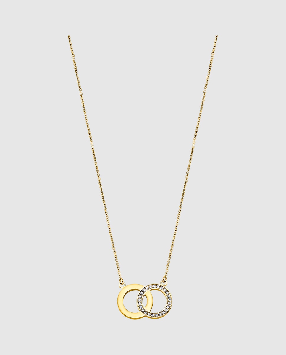 Colar Lotus Style Ls1913-1/3 Bliss de Aço Inoxidável com Acabamento Brilhante Dourado-1