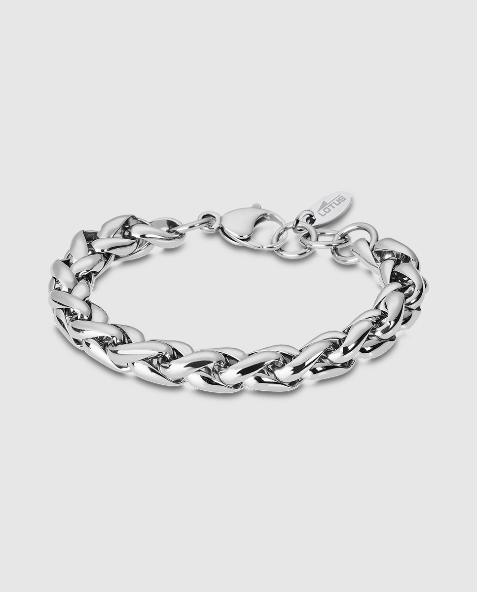 Pulseira de Elos Lotus Style Ls2127-2 1 Urban Woman de Aço Inoxidável com Acabamento Brilhante Prateado-1