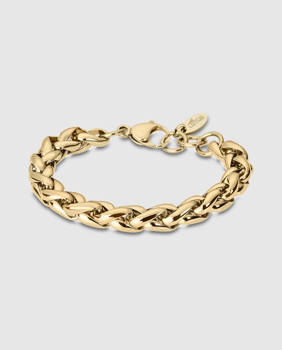 Pulseira de Elos Lotus Style Ls2127-2 2 Urban Woman de Aço Inoxidável com Acabamento Brilhante Dourado-1