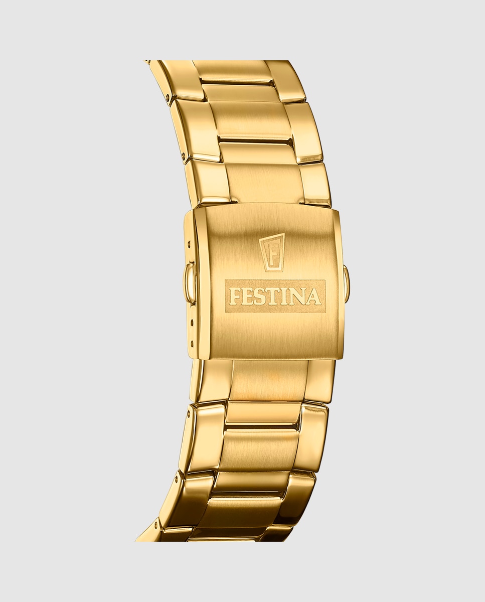 Relógio F20541/3 Chrono Sport de Aço em Dourado Ouro-3