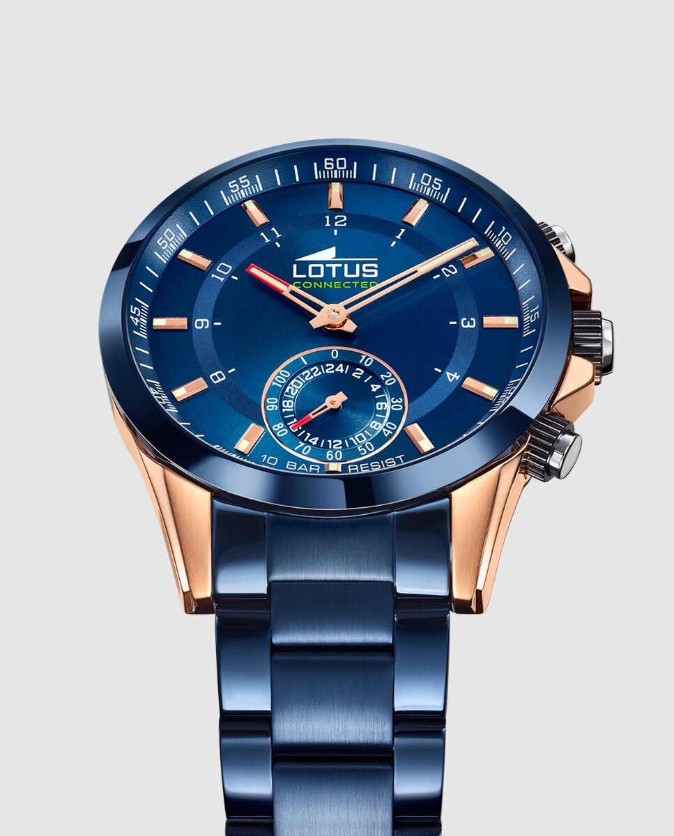 Smartwatch 18809 1 Connected de Aço em Azul Azul-4
