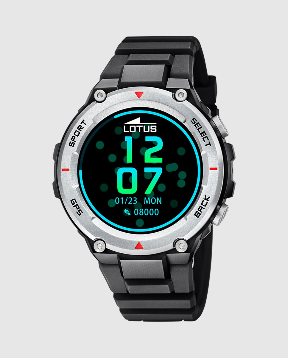 Relógio 50024/2 Smartwatch de Borracha em Preto Preto-1