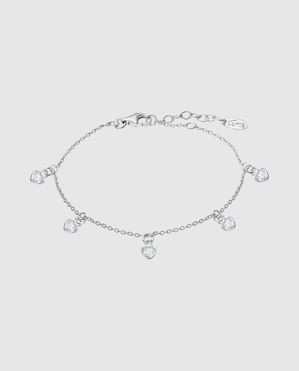Pulseira Lotus Silver Lp3190-2/1 Trendy de Prata com Acabamento Brilhante e Zirconita Prateado-1