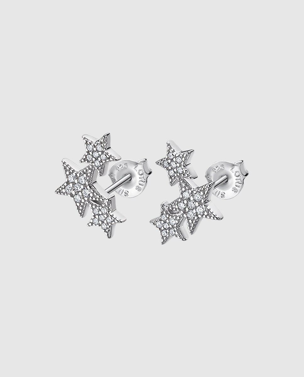 Imagem 0 de Brincos Lotus Silver Lp3192-4/1 Fantasy de Prata com Acabamento Brilhante e Zirconita