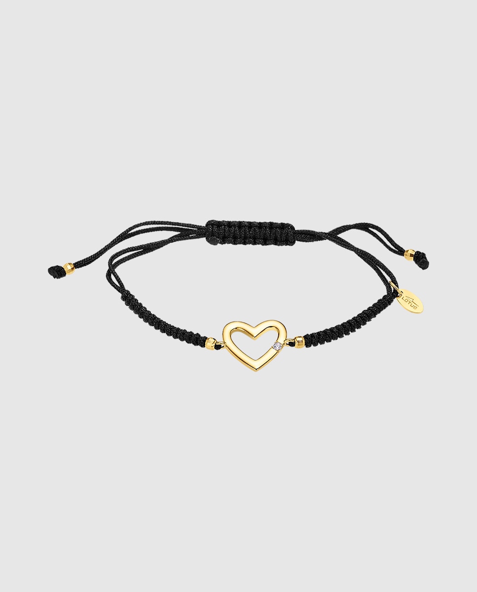 Pulseira Lotus Silver Lp3217-2/2 Moments de Prata com Acabamento Brilhante e Zirconita Dourado-1