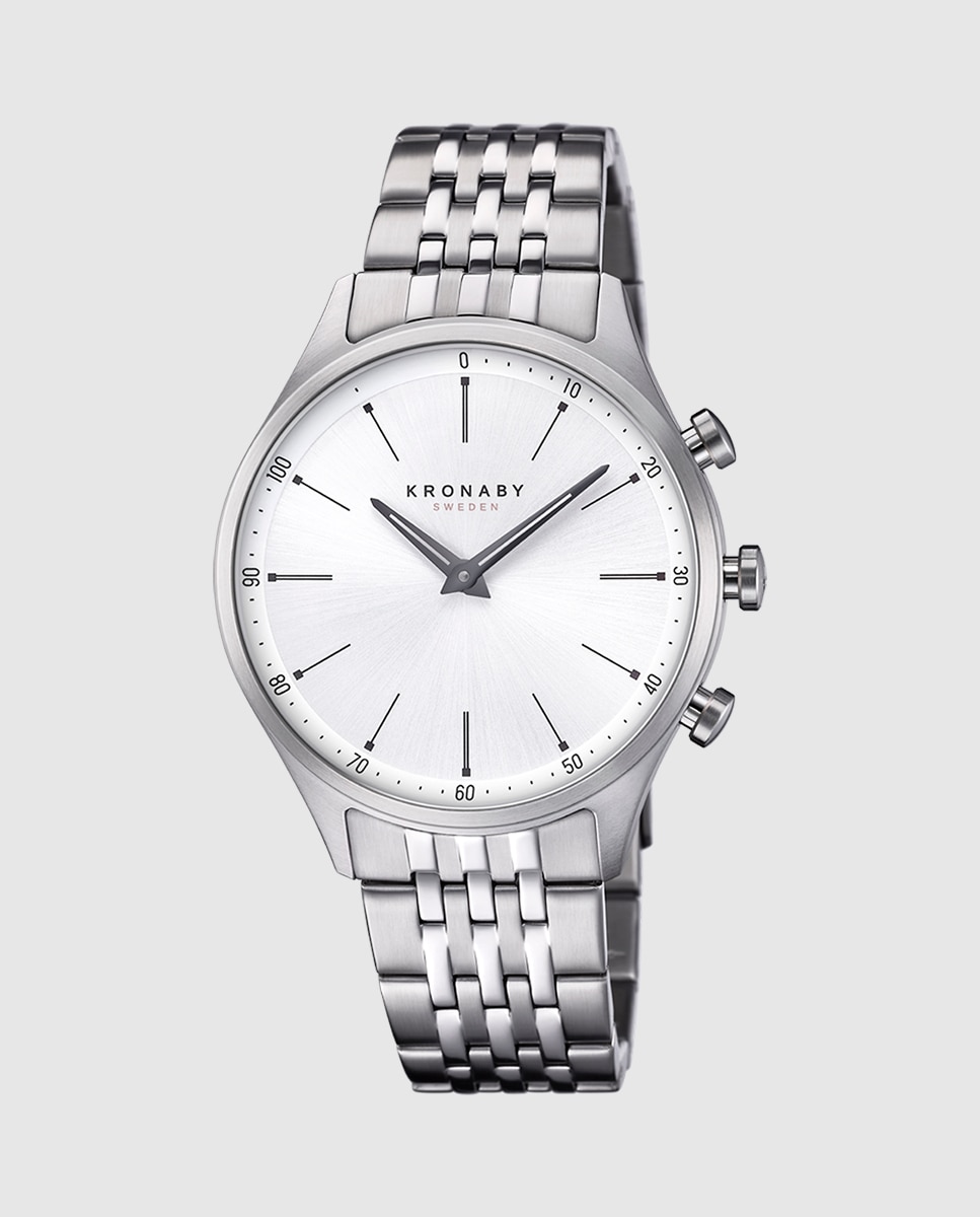 Smartwatch S3777 1 Sekel de Aço Prateado Prata-1