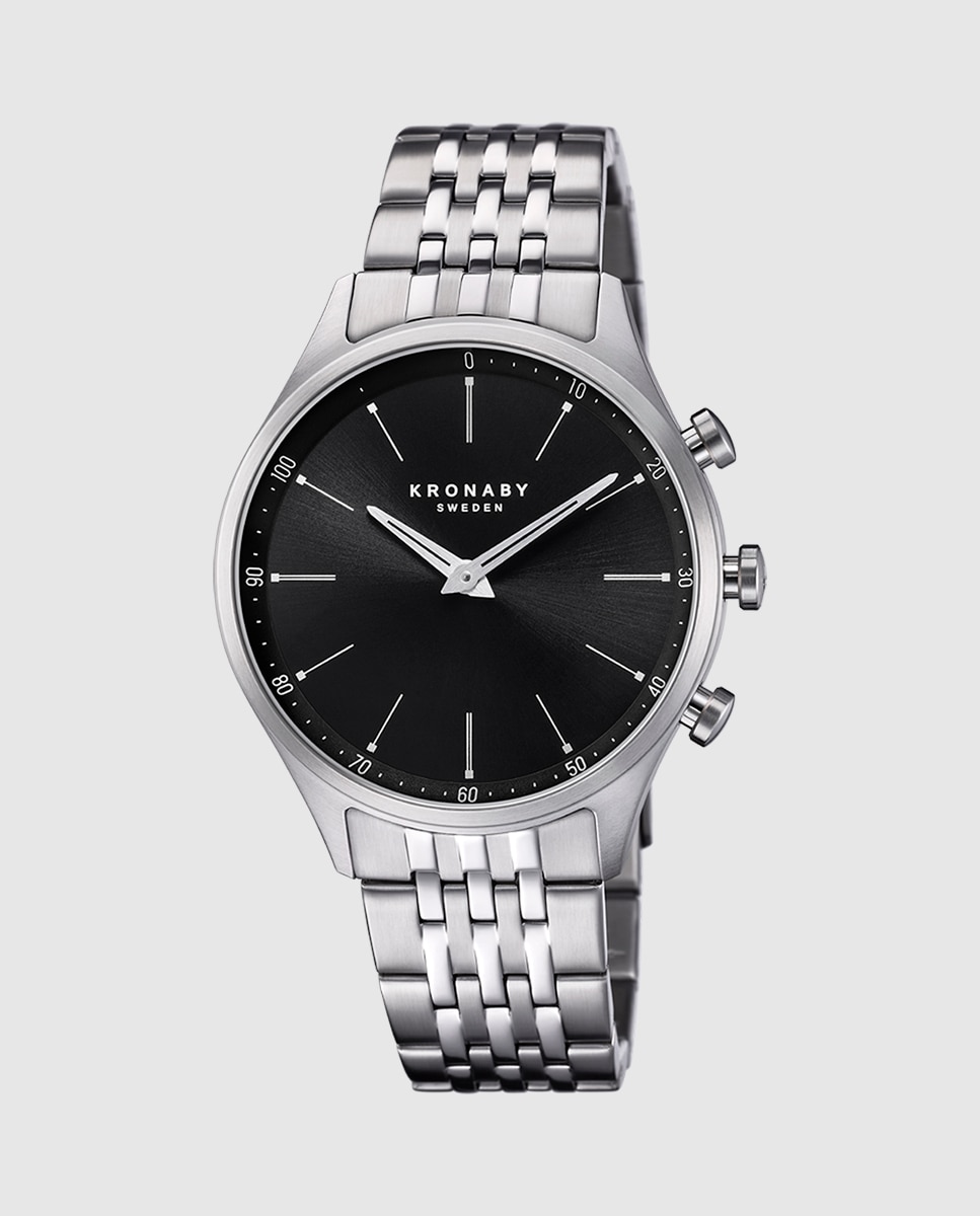 Smartwatch S3777 3 Sekel de Aço Prateado Prata-1