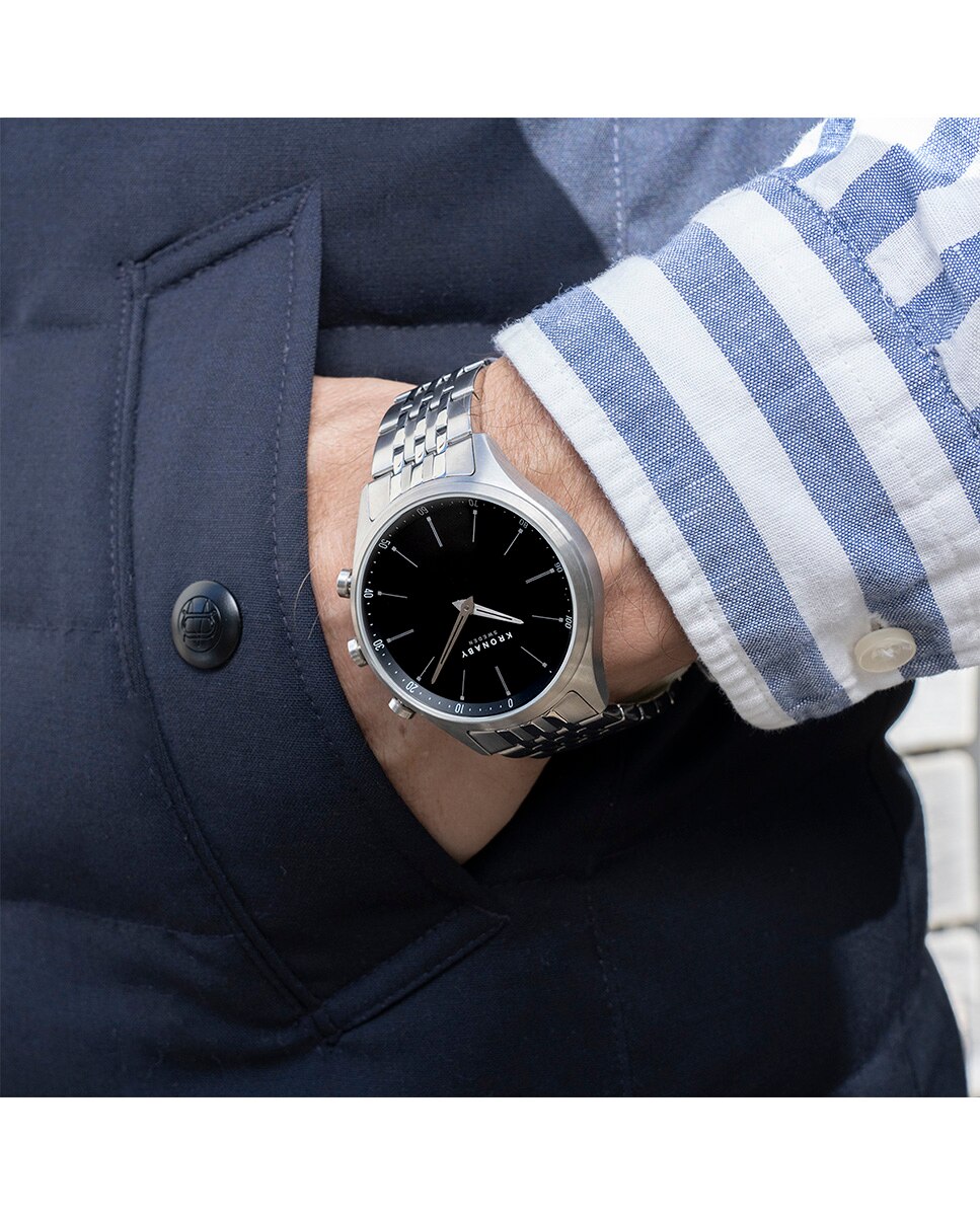Smartwatch S3777 3 Sekel de Aço Prateado Prata-3