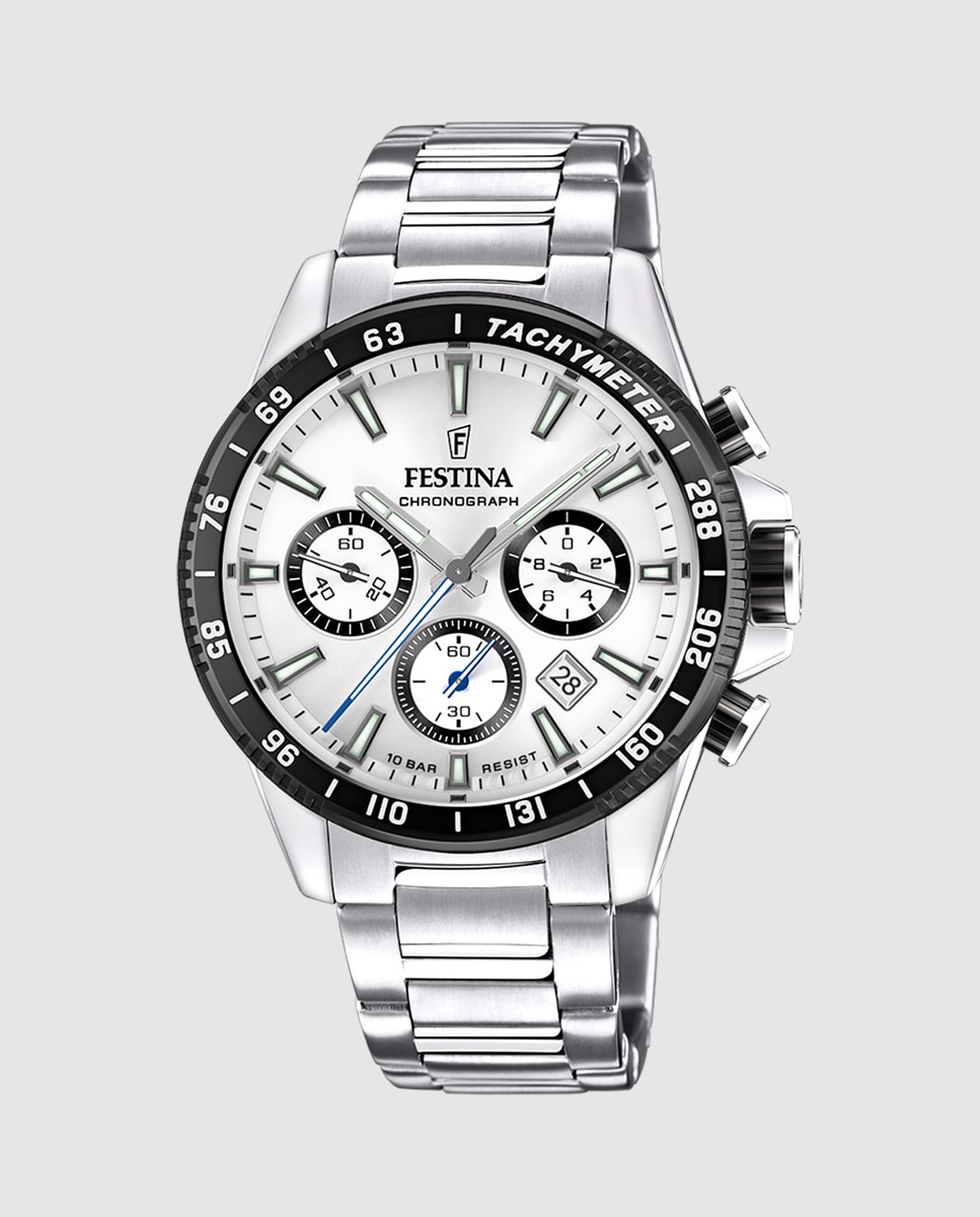 Relógio F20560/1 Timeless Chronograph de Aço Prateado Prata-1