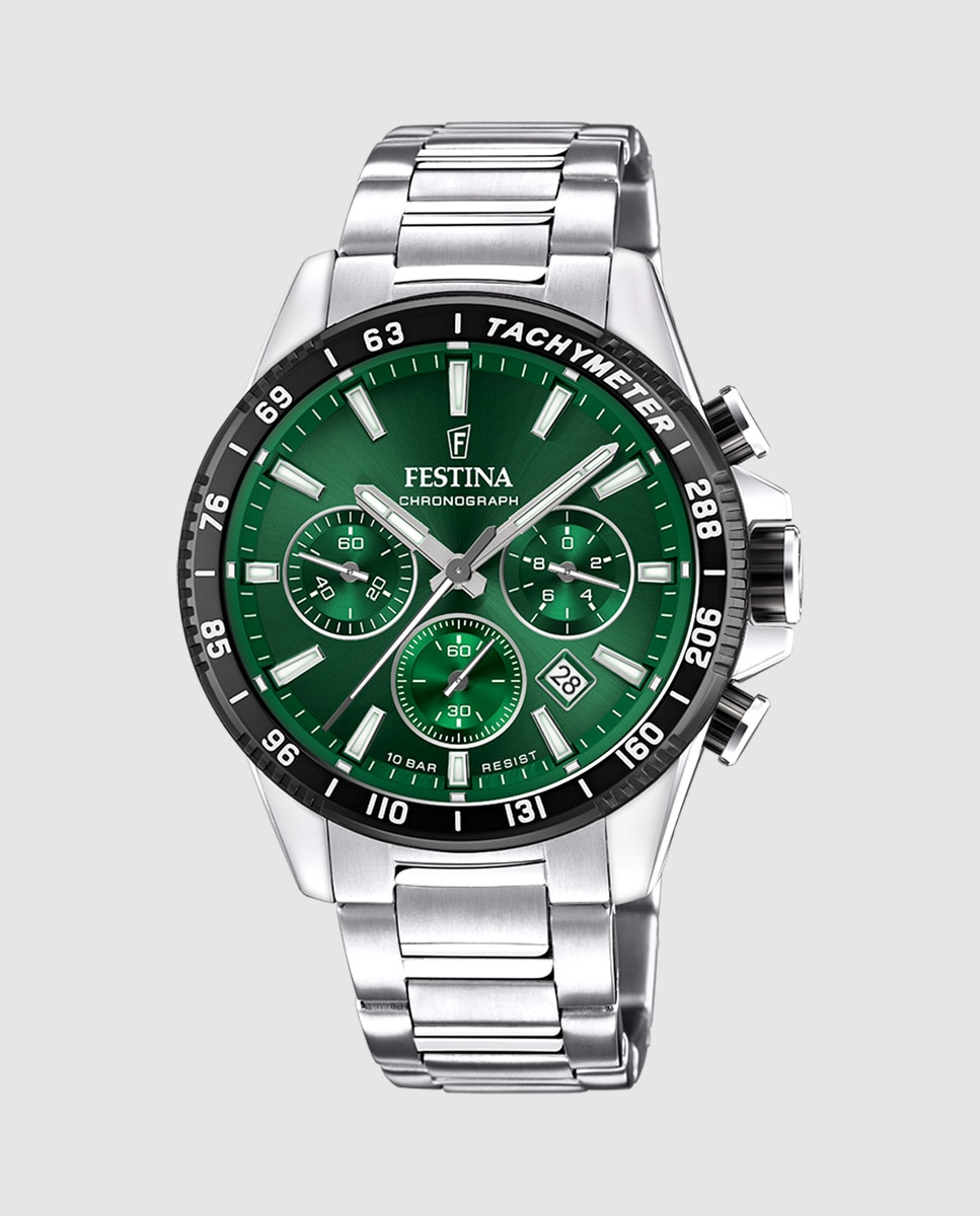 Relógio F20560/4 Timeless Chronograph de Aço Prateado Prata-1