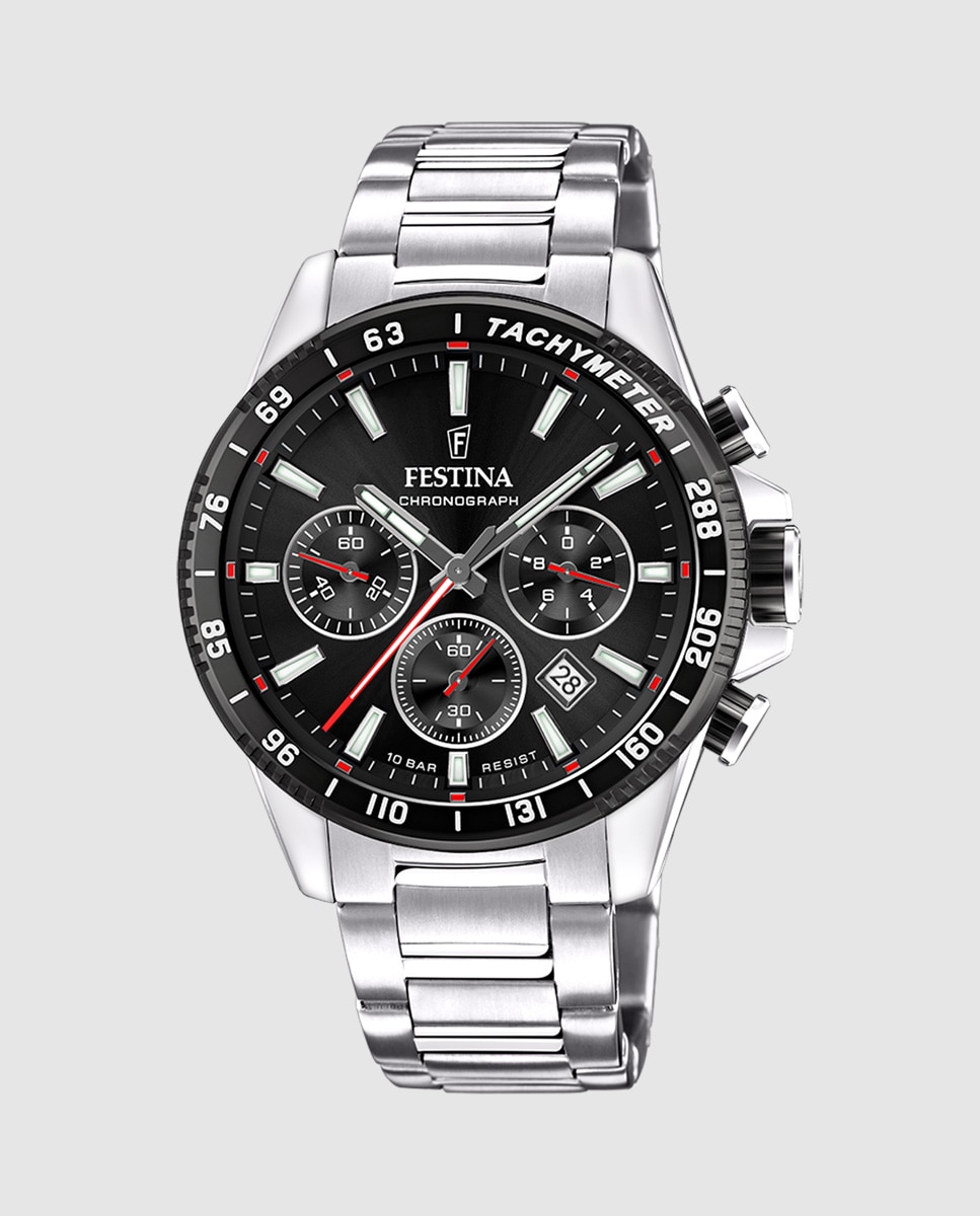 Relógio F20560/6 Timeless Chronograph de Aço Prateado Prata-1