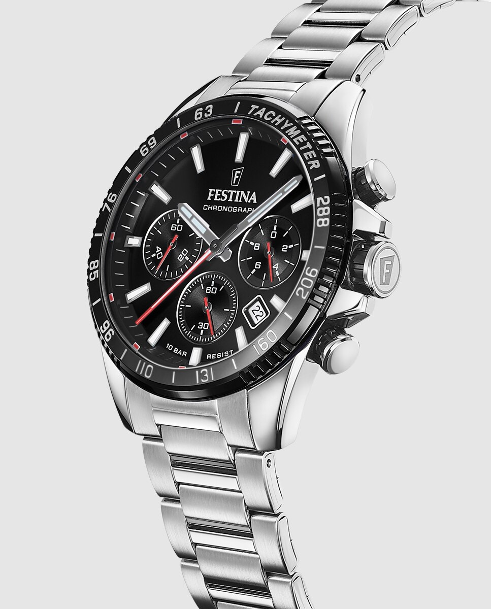 Relógio F20560/6 Timeless Chronograph de Aço Prateado Prata-2