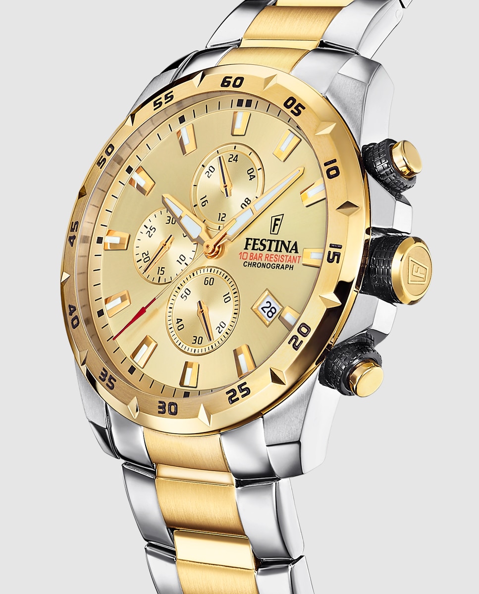 Relógio F20562/1 Chrono Sport de Aço Multicolor Multicolor-2