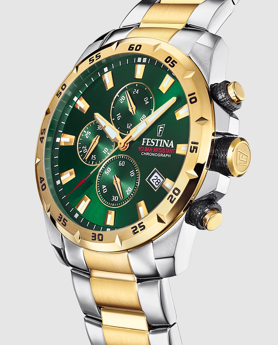 Relógio F20562/3 Chrono Sport de Aço Multicolor Multicolor-2
