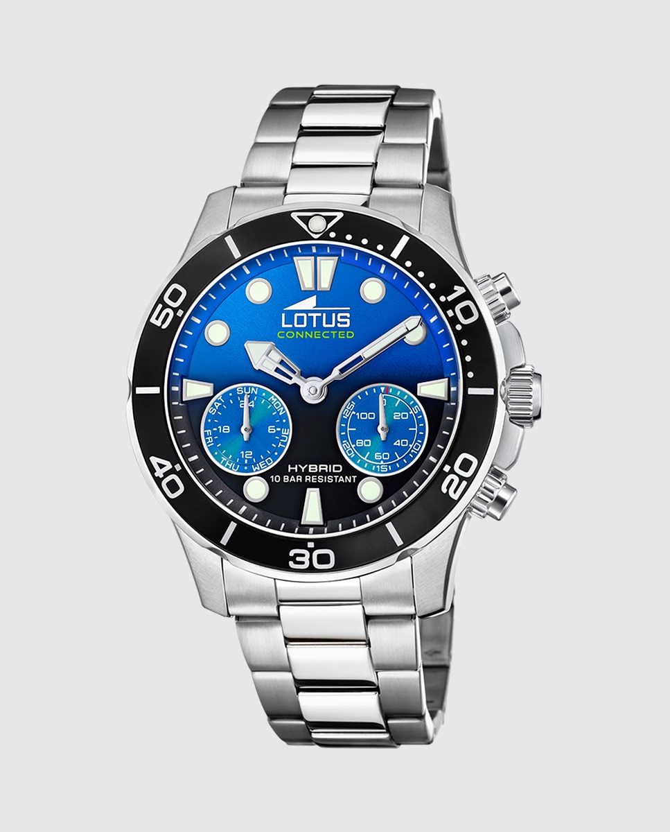 Smartwatch 18800 9 Connected de Aço Prateado Prata-1