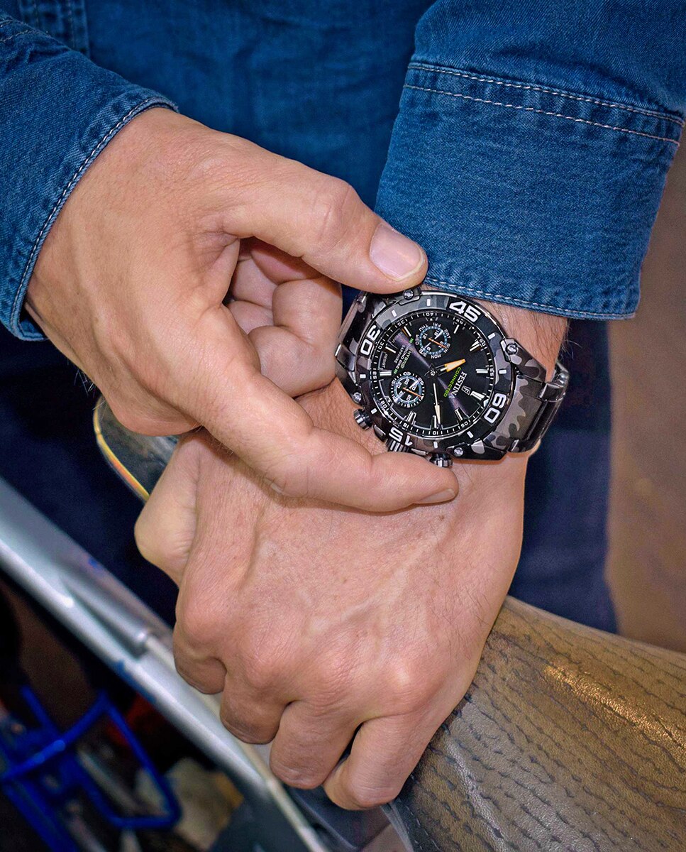 Relógio Smartwatch F20545 1 Connected de Aço em Preto Preto-7