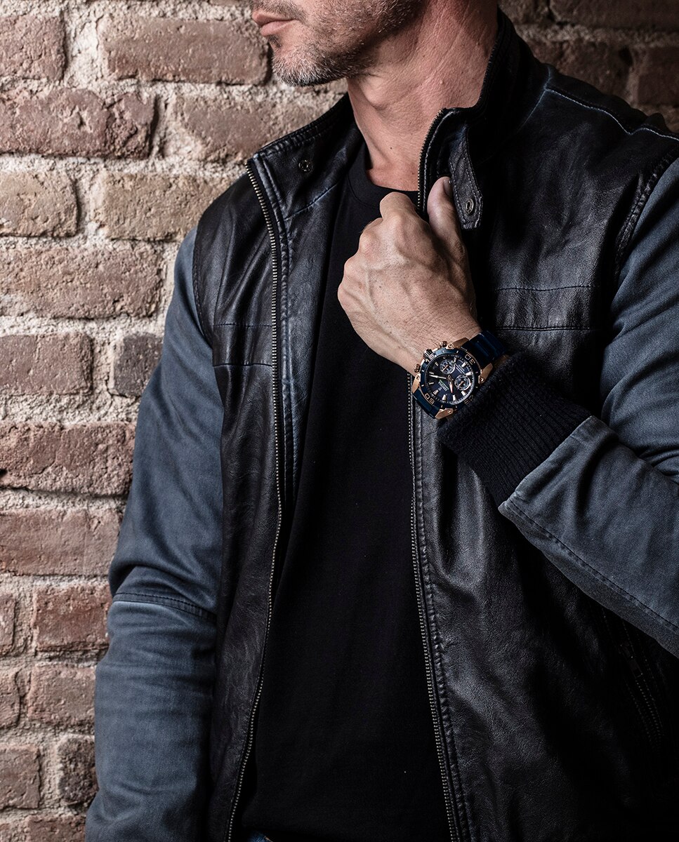 Relógio Tipo Smartwatch F20549 1 Connected de Aço em Azul Azul-7