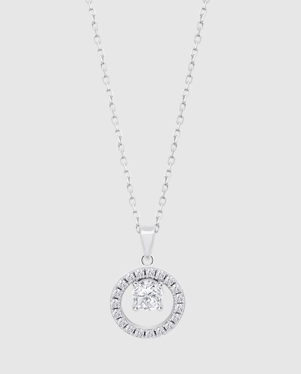 Imagem 0 de Colar Lotus Silver Lp3080-1/1 Pure Essential de Prata com Acabamento Brilhante e Zirconita