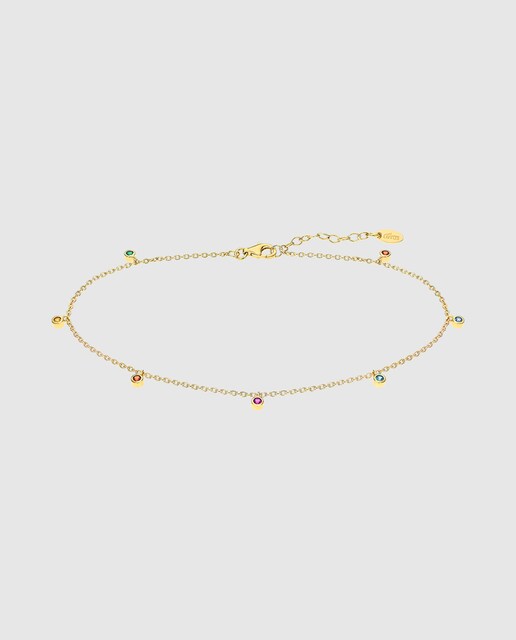 Imagem 0 de Tornozeleira Lotus Silver LP3245-8/2 Anklets de Prata com Acabamento Brilhante