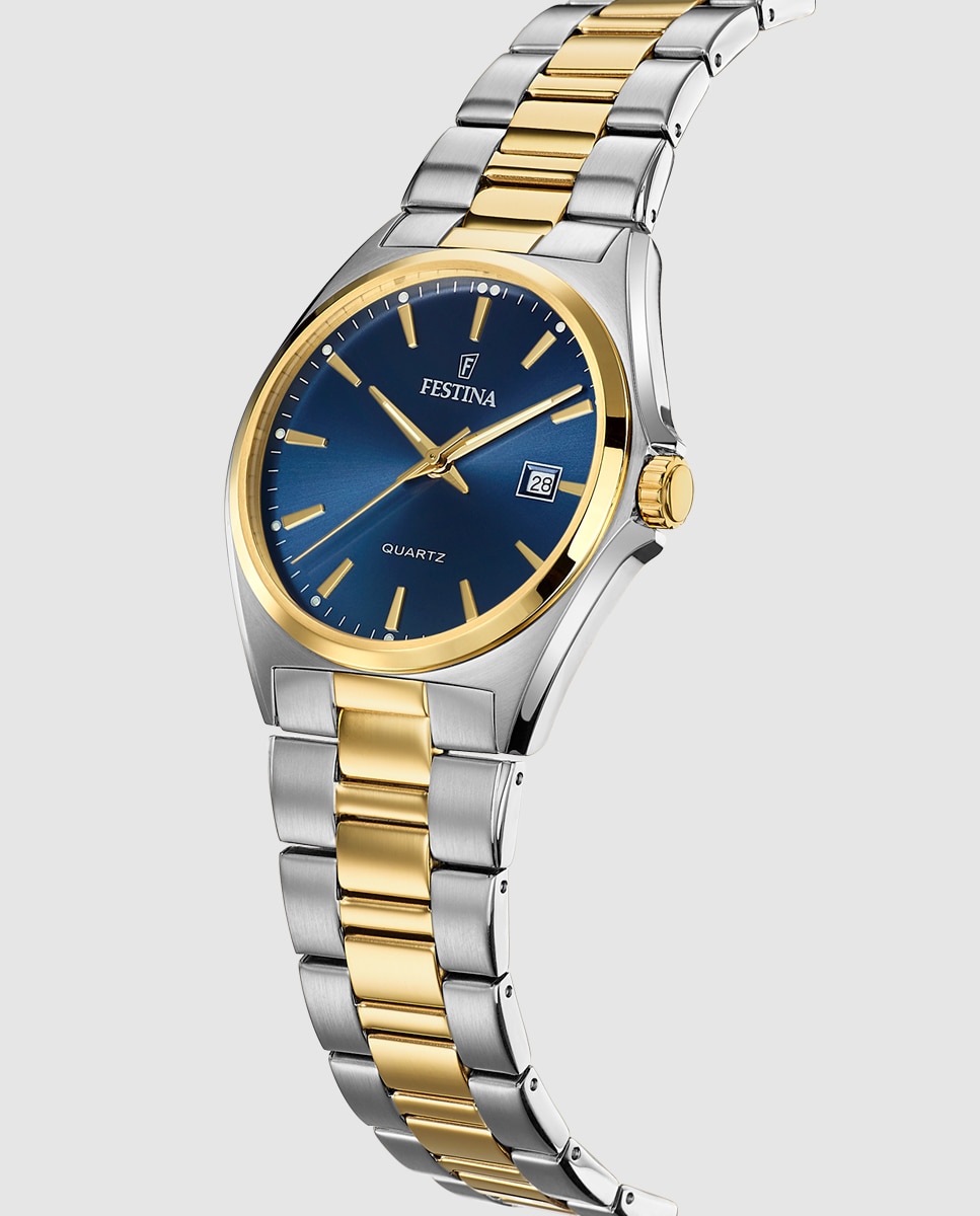 Relógio F20554/4 Aço Clássico de Aço Multicolor Multicolor-2