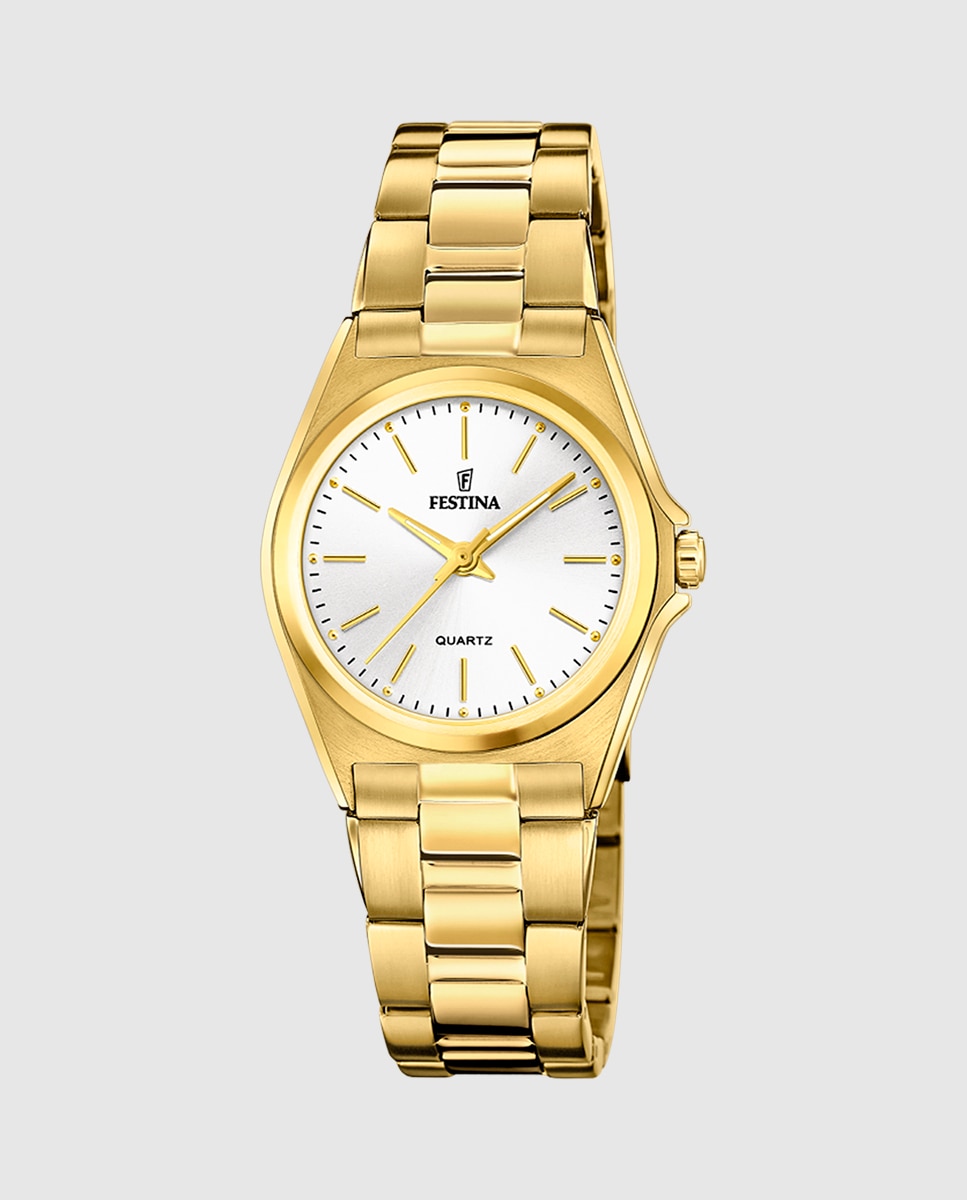 Relógio F20557/2 Aço Clássico de Aço Dourado Ouro-1