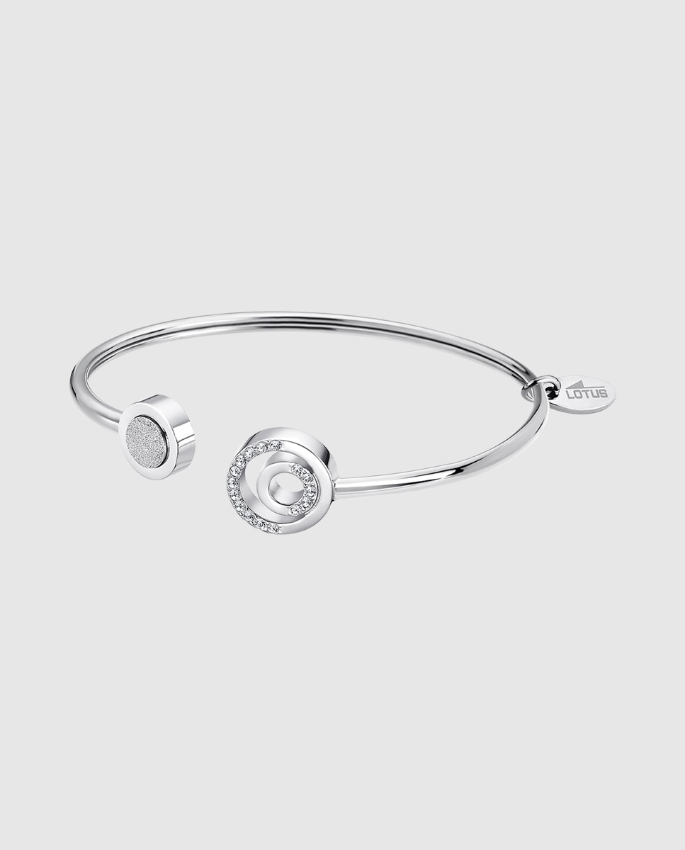 Pulseira Lotus Style Ls2180-2/4 Urban Woman de Aço Inoxidável com Acabamento Brilhante Prateado-1