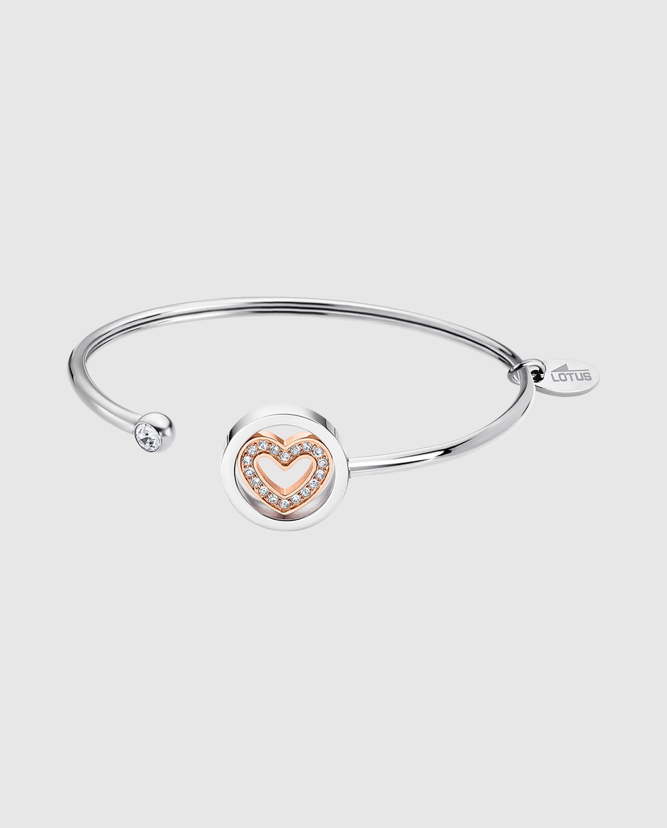Pulseira Lotus Style Ls2182-2/2 Bliss de Aço Inoxidável com Acabamento Brilhante Prateado-1