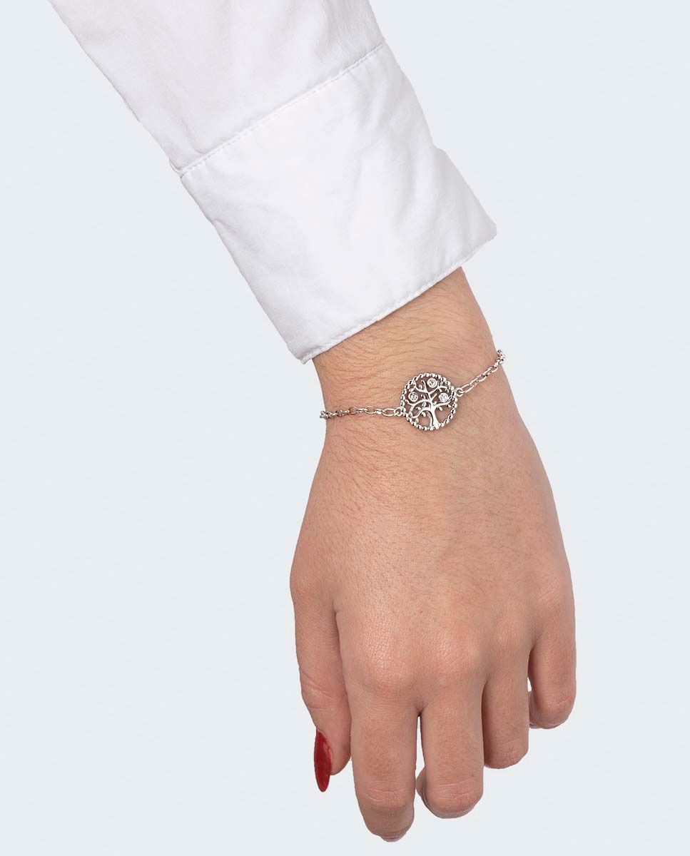 Pulseira Lotus Style Ls2194-2/1 Tree Of Life de Aço Inoxidável com Acabamento Brilhante Prateado-2