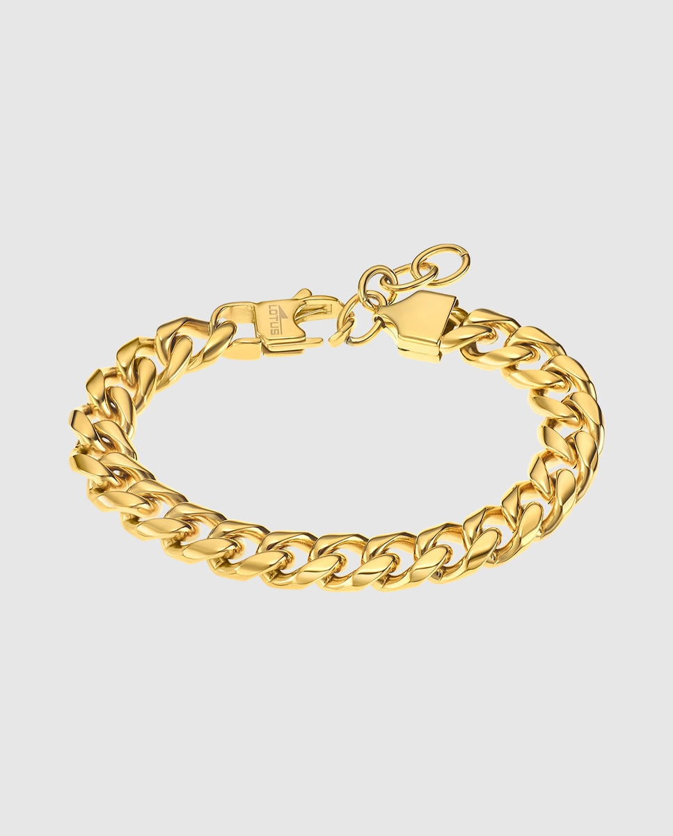 Pulseira Lotus Style Ls2215-2/1 Men In Black de Aço Inoxidável com Acabamento Brilhante Dourado-1