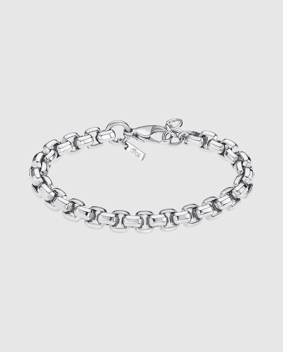 Pulseira Lotus Style Ls2218-2/1 Men In Black de Aço Inoxidável com Acabamento Brilhante Prateado-1