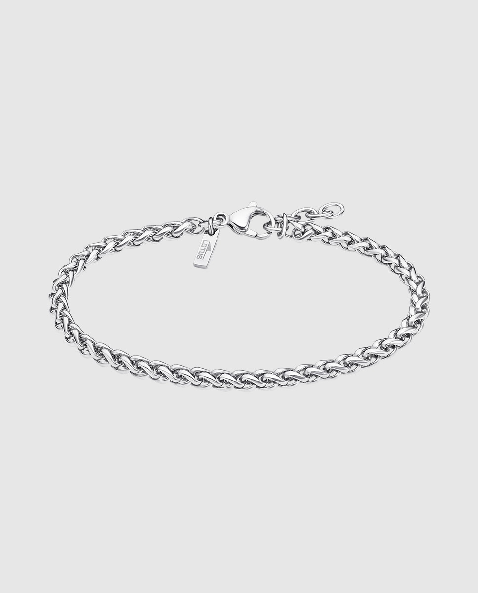 Pulseira Lotus Style Ls2222-2/1 Men In Black de Aço Inoxidável com Acabamento Brilhante Prateado-1