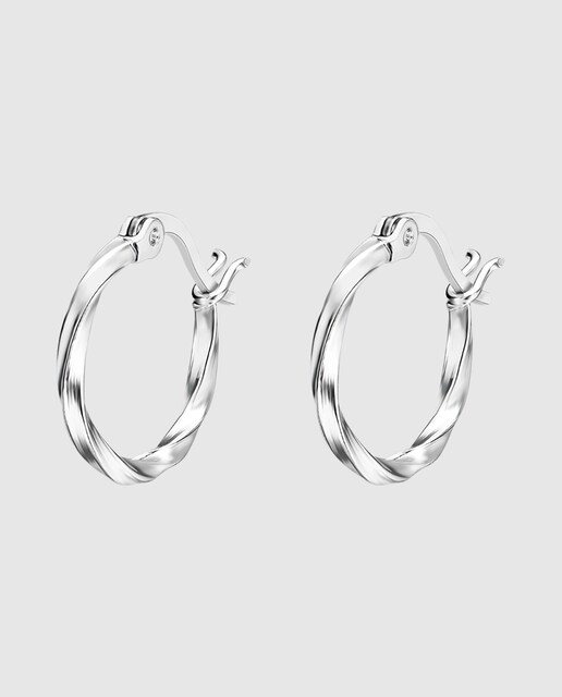 Imagem 0 de Brincos Lotus Silver Lp3279-4/1 Hoops de Prata com Acabamento Brilhante