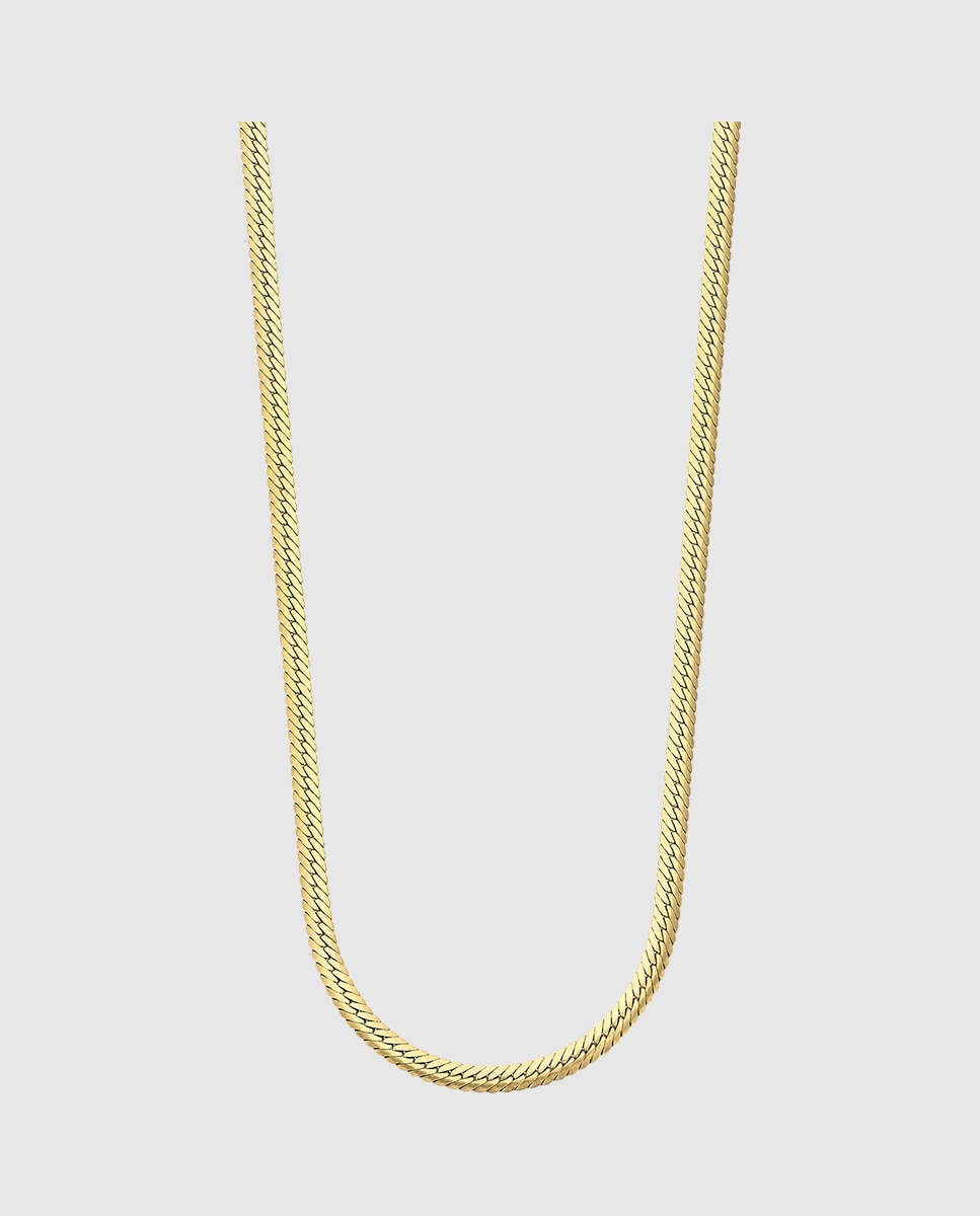Colar Lotus Silver Lp3292-1/2 Chains de Prata com Acabamento Brilhante Dourado-1