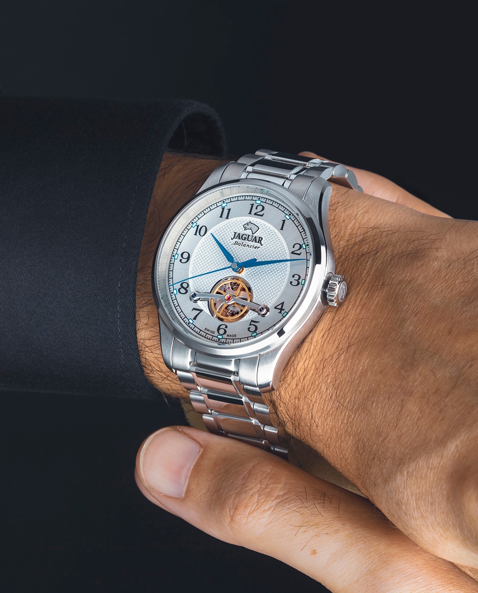 Relógio J965/1 Automático de Aço Prateado Prata-5
