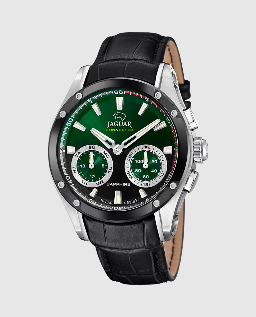 Smartwatch J958 2 Connected de Pele em Preto Preto-1