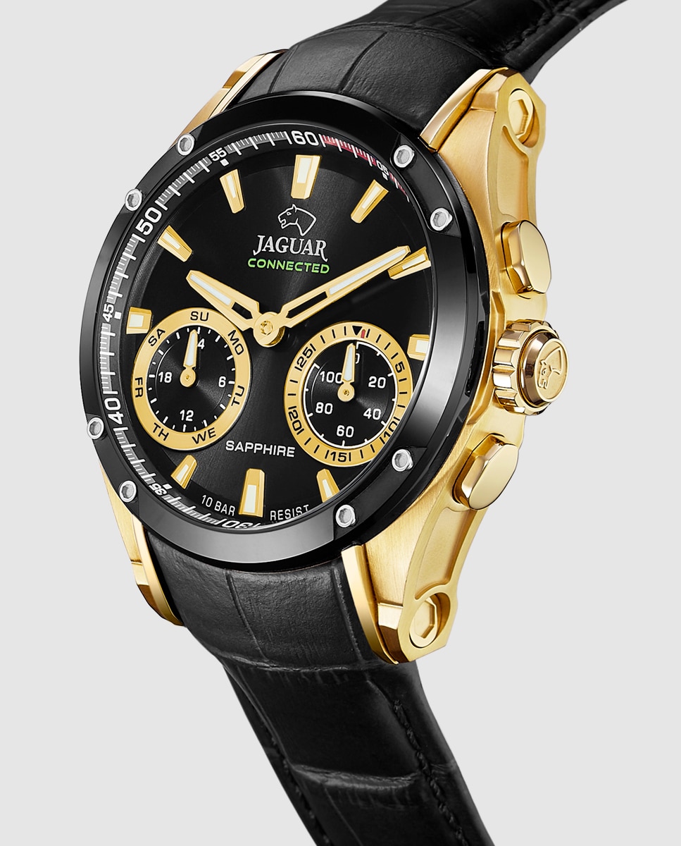 Relógio Smartwatch J962 2 Connected de Pele em Preto Preto-3