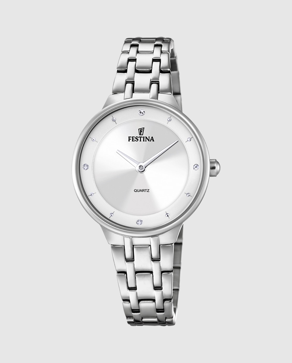 Relógio F20600/1 Mademoiselle de Aço Prateado Prata-1