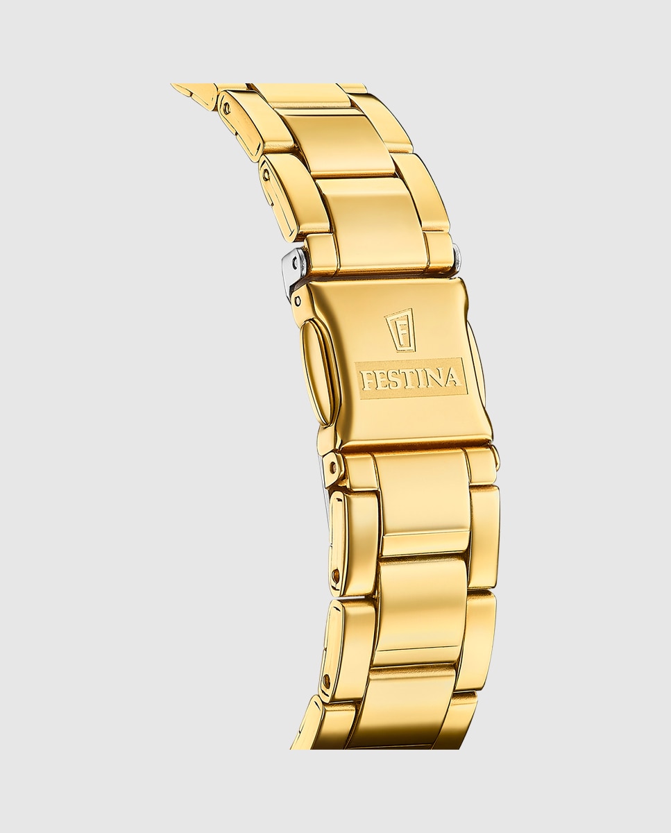 Relógio F20596/1 Mademoiselle de Aço em Dourado Ouro-2