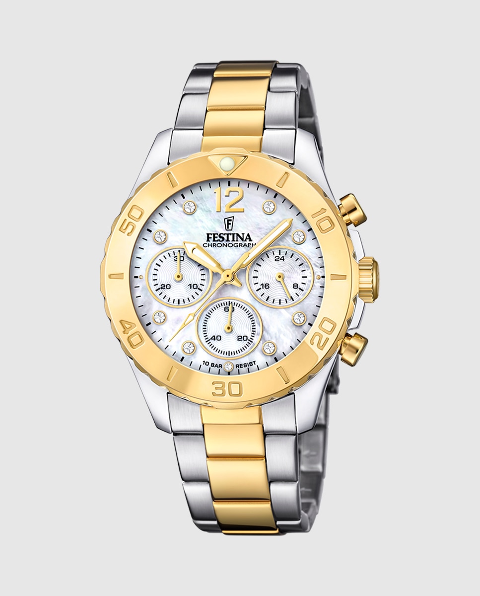 Imagem 0 de Relógio F20604/1 Boyfriend de Aço Multicolor