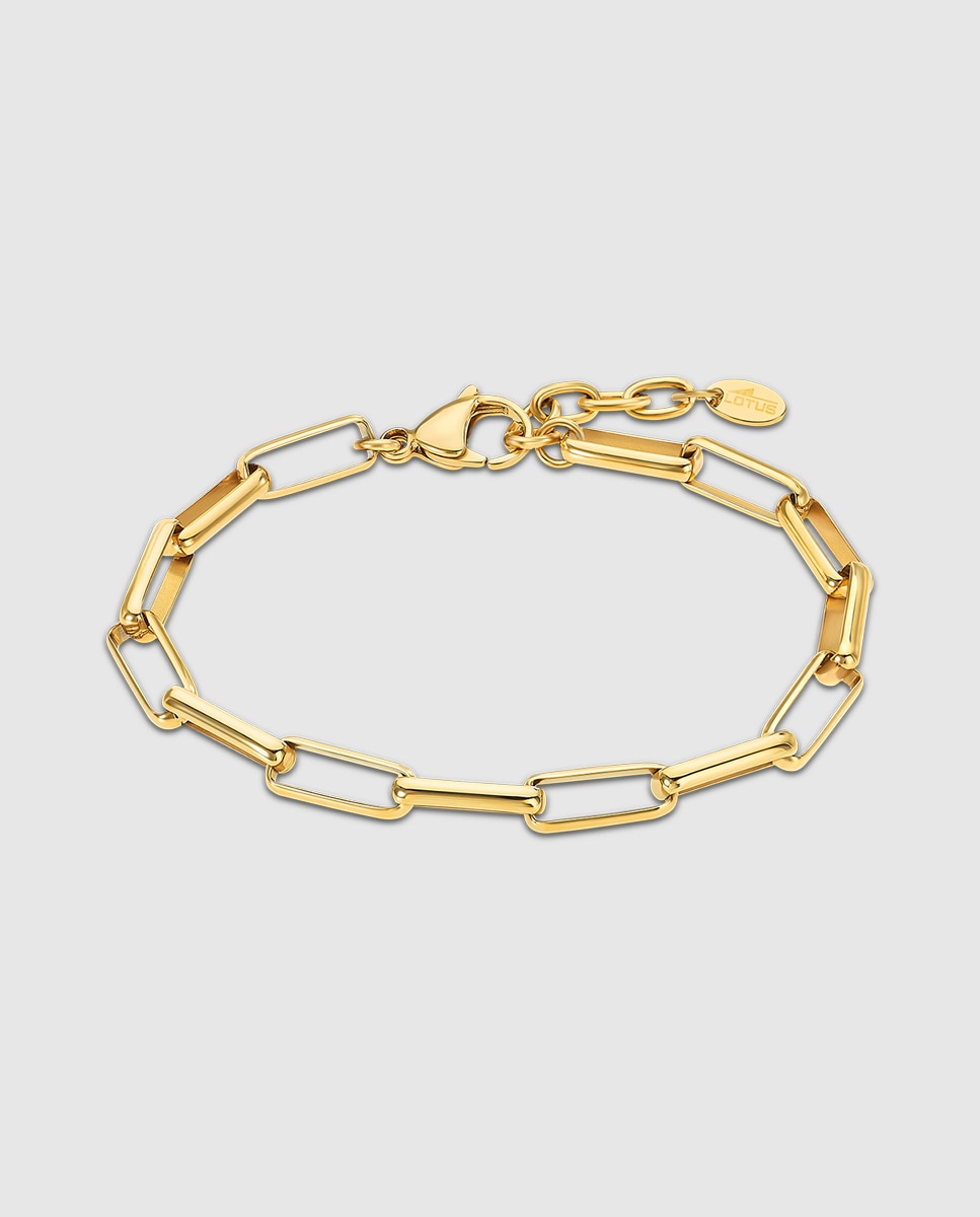 Pulseira de Elos Lotus Style Ls2230-2 2 Urban Woman de Aço Inoxidável com Acabamento Brilhante Dourado-1