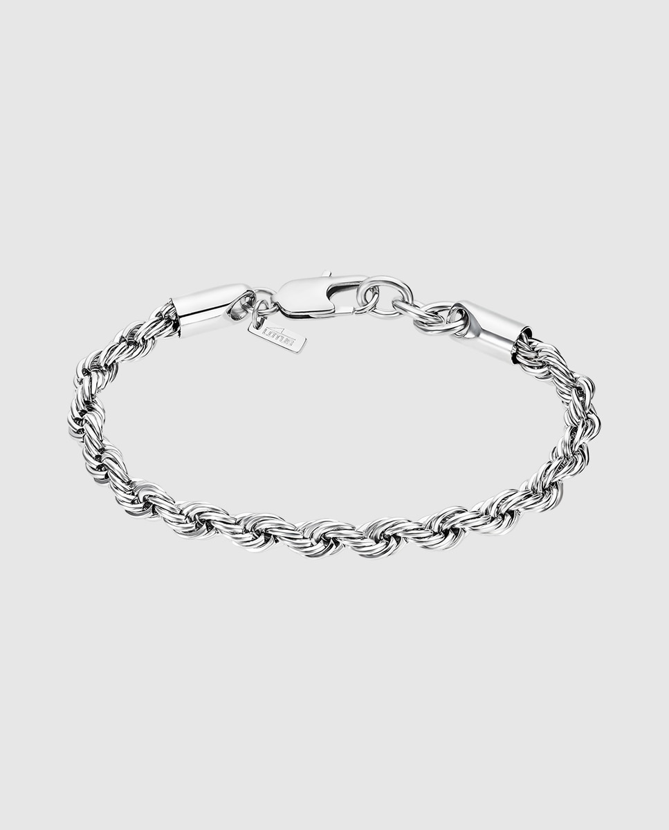 Pulseira Lotus Style Ls2233-2/1 Men In Black de Aço Inoxidável com Acabamento Brilhante Prateado-1
