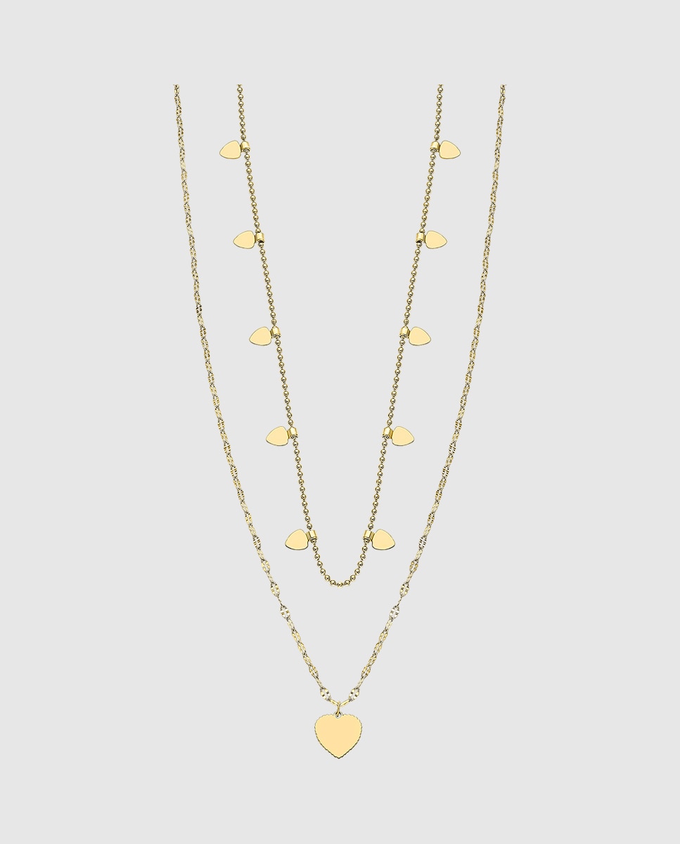 Colar Lotus Style Ls2236-1/2 Urban Woman de Aço Inoxidável com Acabamento Brilhante Dourado-1