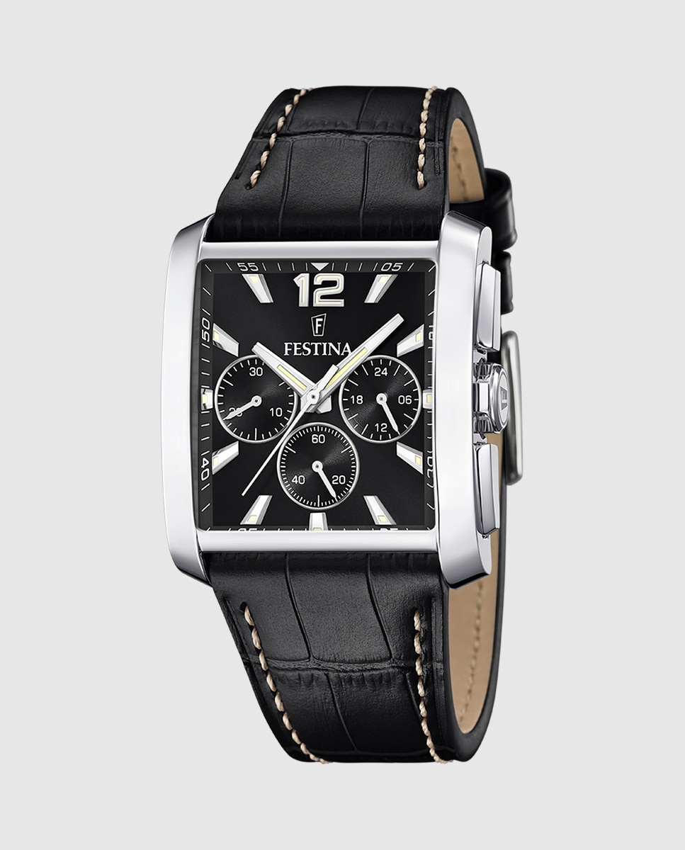 Imagem 0 de Relógio F20636/4 Timeless Chronograph de Pele em Preto