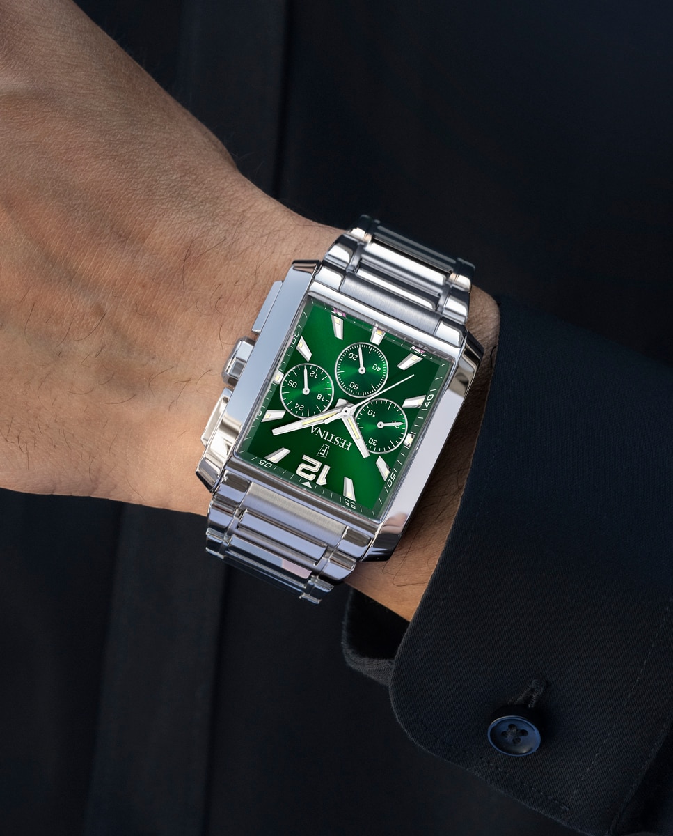 Relógio F20635/3 Timeless Chronograph de Aço Prateado Prata-3
