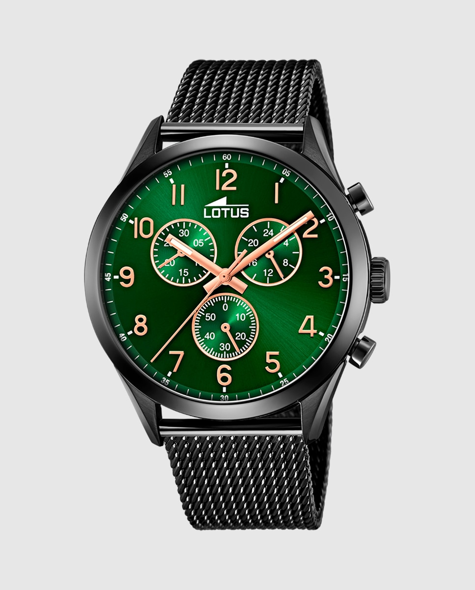 Relógio 18639/e Minimalist de Aço em Preto Preto-1