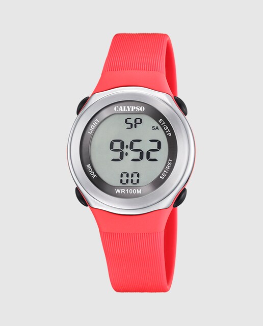 Imagem 0 de Relógio K5822/4 Color Splash de Borracha em Vermelho