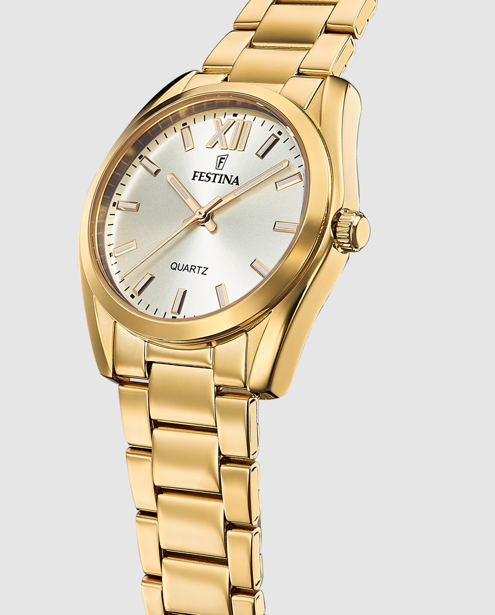 Relógio F20640/1 Boyfriend de Aço em Dourado Ouro-2