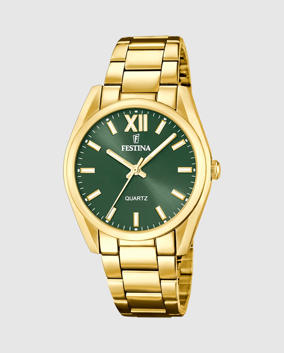 Relógio F20640/4 Boyfriend de Aço Dourado Ouro-1